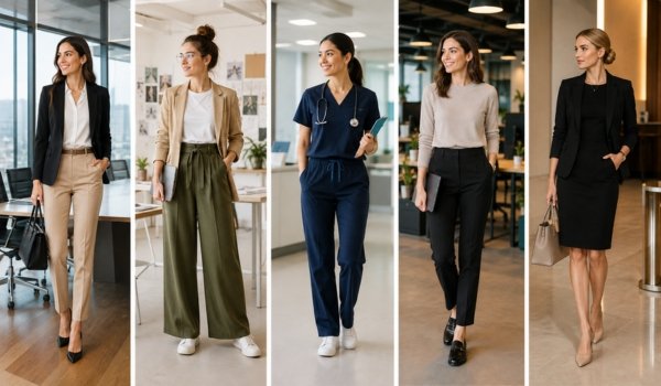 How Does Business Casual Differ Across Industries for Women?
